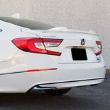 W-Power ABS V-Style Rear Trunk Lip Spoiler Wing For 2018-2022 Honda Accord Sedan 4DR -Pearl White