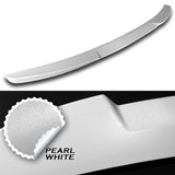 W-Power ABS V-Style Rear Trunk Lip Spoiler Wing For 2017-2018 Hyundai Elantra -Pearl White