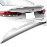 W-Power ABS V-Style Rear Trunk Lip Spoiler Wing For 2017-2018 Hyundai Elantra -Pearl White