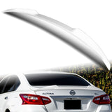 W-Power ABS V-Style Rear Trunk Lip Spoiler Wing For 2016-2018 Nissan Altima Sedan 4DR -Pearl White