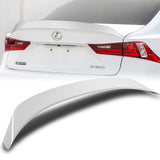 W-Power ABS AR-Style Rear Trunk Lip Spoiler Wing For 2014-2020 Lexus IS-Series Sedan 4DR -Pearl White