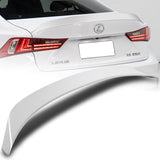 W-Power ABS AR-Style Rear Trunk Lip Spoiler Wing For 2014-2020 Lexus IS-Series Sedan 4DR -Pearl White