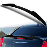 W-Power ABS V-Style Rear Trunk Lip Spoiler Wing For 2011-2023 Chrysler 300 / 300C / 300S -Pearl Black