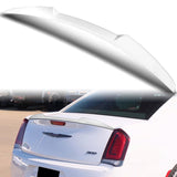 W-Power ABS V-Style Rear Trunk Lip Spoiler Wing For 2011-2023 Chrysler 300 / 300C / 300S -Pearl White