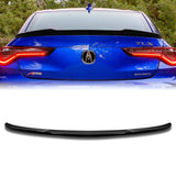 W-Power ABS V-Style Rear Trunk Lip Duckbill Spoiler Wing For 2021-2024 Acura TLX 4-DR / Sedan -Pearl Black