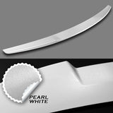 W-Power ABS V-Style Rear Trunk Lip Spoiler Wing For 2007-2015 Infiniti G25 / G35 / G37 Sedan 4DR -Pearl White