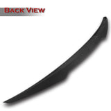 W-Power ABS V-Style Rear Trunk Lip Spoiler Wing For 2007-2015 Infiniti G25 / G35 / G37 -Unpainted Matte Black