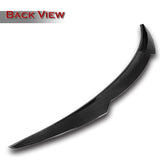 W-Power ABS V-Style Rear Trunk Lip Spoiler Wing For 2008-2013 Infiniti G37 Coupe 2-Door -Carbon Fiber Look