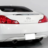 W-Power ABS V-Style Rear Trunk Lip Spoiler Wing For 2008-2013 Infiniti G37 Coupe 2-Door -Pearl White