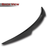 W-Power ABS V-Style Rear Trunk Lip Spoiler Wing For 2008-2013 Infiniti G37 Coupe 2-Door -Unpainted Matte Black