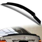 W-Power ABS V-Style Rear Trunk Lip Spoiler Wing For 2008-2014 Mercedes-Benz C-Class W204 -Pearl Black