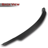 W-Power ABS V-Style Rear Trunk Lip Spoiler Wing For 2008-2014 Mercedes-Benz C-Class W204 -Unpainted Matte Black