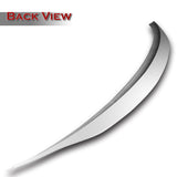 W-Power ABS B-Style Rear Trunk Lip Duckbill Spoiler Wing For 2015-2021 Mercedes-Benz C-Class W205 Sedan -Pearl White