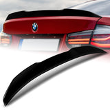 W-Power ABS V-Style Rear Trunk Lip Spoiler Wing For 2012-2018 BMW 3-Series F30 / F80 / M3 Sedan -Pearl Black