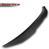 W-Power ABS V-Style Rear Trunk Lip Spoiler Wing For 2012-2018 BMW 3-Series F30 / F80 / M3 Sedan -Unpainted Matte Black