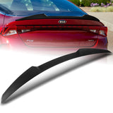 W-Power ABS V-Style Rear Trunk Lip Duckbill Spoiler Wing For 2021-2023 KIA K5 -Carbon FIber Look