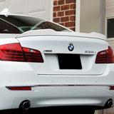 W-Power ABS PSM-Style Rear Trunk Lip Duckbill Spoiler Wing For 2011-2016 BMW 5-Series M5 / F10 / F18 Sedan -Pearl White