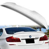 W-Power ABS PSM-Style Rear Trunk Lip Duckbill Spoiler Wing For 2011-2016 BMW 5-Series M5 / F10 / F18 Sedan -Pearl White