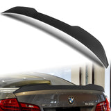 W-Power ABS PSM-Style Rear Trunk Lip Duckbill Spoiler Wing For 2011-2016 BMW 5-Series M5 / F10 / F18 Sedan -Unpainted Matte Black