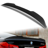 W-Power ABS PSM-Style Rear Trunk Lip Duckbill Spoiler Wing For 2017-2023 BMW 5-Series G30 / G38 -Carbon Fiber Look