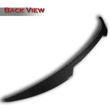 W-Power ABS V-Style Rear Trunk Lip Spoiler Wing For 2022-2024 Honda Civic Sedan -Carbon Fiber Look