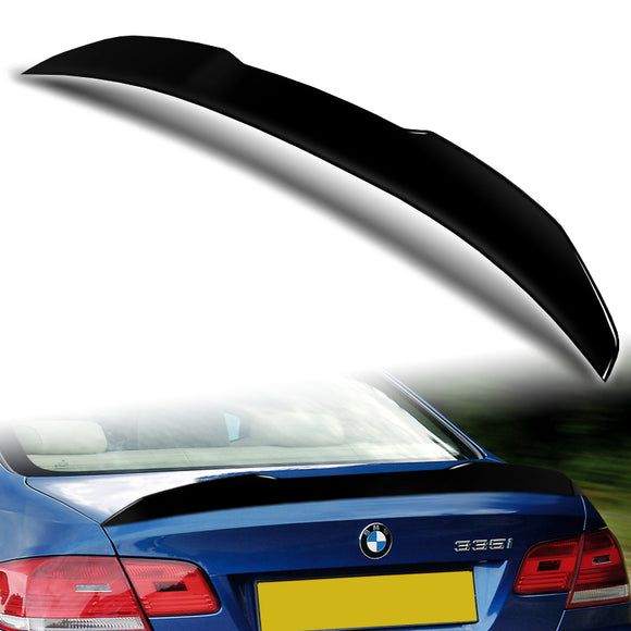 W-Power ABS PSM-Style Rear Trunk Lip Duckbill Spoiler Wing For 2007-2013 BMW 3-Series Coupe E92 -Pearl Black