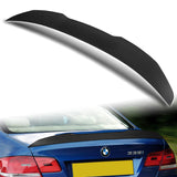 W-Power ABS PSM-Style Rear Trunk Lip Duckbill Spoiler Wing For 2007-2013 BMW 3-Series Coupe E92 -Unpainted Matte Black