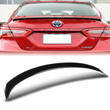 W-Power ABS OE-Style Rear Trunk Lip Duckbill Spoiler Wing For 2018-2023 Toyota Camry Sedan -Pearl Black