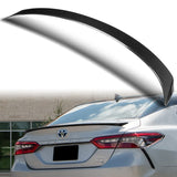 W-Power ABS OE-Style Rear Trunk Lip Duckbill Spoiler Wing For 2018-2023 Toyota Camry Sedan -Carbon Fiber Look