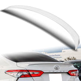 W-Power ABS OE-Style Rear Trunk Lip Duckbill Spoiler Wing For 2018-2023 Toyota Camry Sedan -Pearl White