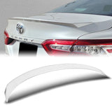 W-Power ABS OE-Style Rear Trunk Lip Duckbill Spoiler Wing For 2018-2023 Toyota Camry Sedan -Pearl White