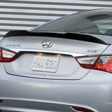 W-Power ABS V-Style Rear Trunk Lip Spoiler Wing For 2011-2014 Hyundai Sonata -Pearl Black