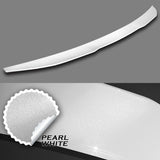 W-Power ABS V-Style Rear Trunk Lip Spoiler Wing For 2011-2014 Hyundai Sonata -Pearl White