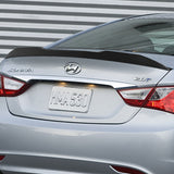 W-Power ABS V-Style Rear Trunk Lip Spoiler Wing For 2011-2014 Hyundai Sonata -Unpainted Matte Black