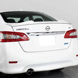 W-Power ABS V-Style Rear Trunk Lip Duckbill Spoiler Wing For 2013-2019 Nissan Sentra -Pearl White