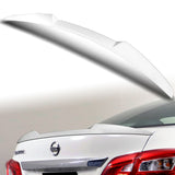 W-Power ABS V-Style Rear Trunk Lip Duckbill Spoiler Wing For 2013-2019 Nissan Sentra -Pearl White