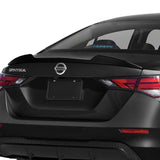 W-Power ABS V-Style Rear Trunk Lip Duckbill Spoiler Wing For 2020-2024 Nissan Sentra -Pearl Black