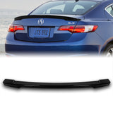 W-Power ABS STP-Style Rear Trunk Lip Duckbill Spoiler Wing For 2013-2018 Acura ILX -Pearl Black