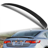 W-Power ABS STP-Style Rear Trunk Lip Duckbill Spoiler Wing For 2013-2018 Acura ILX -Carbon Fiber Look