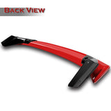 HP-Style Rear Trunk Lip Spoiler Wing For 2022-2024 Honda Civic Sedan 4-DR -ABS Painted Red