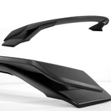 HP-Style Rear Trunk Lip Spoiler Wing For 2022-2024 Honda Civic Sedan 4-DR -ABS Unpainted Matte Black