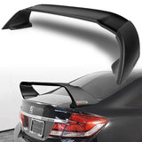 MUG-Style Rear Trunk Lip Spoiler Wing For 2012-2015 Honda Civic Sedan 4-DR -ABS Unpainted Matte Black