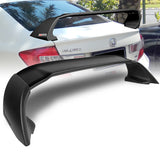 MUG-Style Rear Trunk Lip Spoiler Wing For 2012-2015 Honda Civic Sedan 4-DR -ABS Unpainted Matte Black