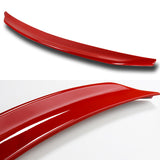 Rear Trunk Lip Spoiler Wing For 2008-2017 Mitsubishi Lancer EVO 10 -ABS Painted Red