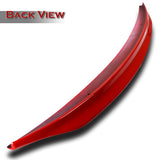 Rear Trunk Lip Spoiler Wing For 2008-2017 Mitsubishi Lancer EVO 10 -ABS Painted Red