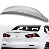 Rear Trunk Lip Spoiler Wing For 2008-2017 Mitsubishi Lancer EVO 10 -ABS Painted White