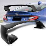 OE-Style Rear Trunk Lip Spoiler Wing For 2022-2024 Subaru WRX STi Sedan 4-DR -ABS Unpainted Matte Black