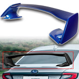 OE-Style Rear Trunk Lip Spoiler Wing For 2022-2024 Subaru WRX STi Sedan 4-DR -ABS Painted Blue