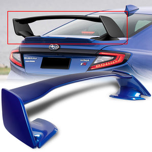 OE-Style Rear Trunk Lip Spoiler Wing For 2022-2024 Subaru WRX STi Sedan 4-DR -ABS Painted Blue