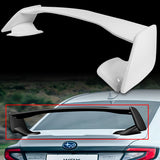 OE-Style Rear Trunk Lip Spoiler Wing For 2022-2024 Subaru WRX STi Sedan 4-DR -ABS Painted White